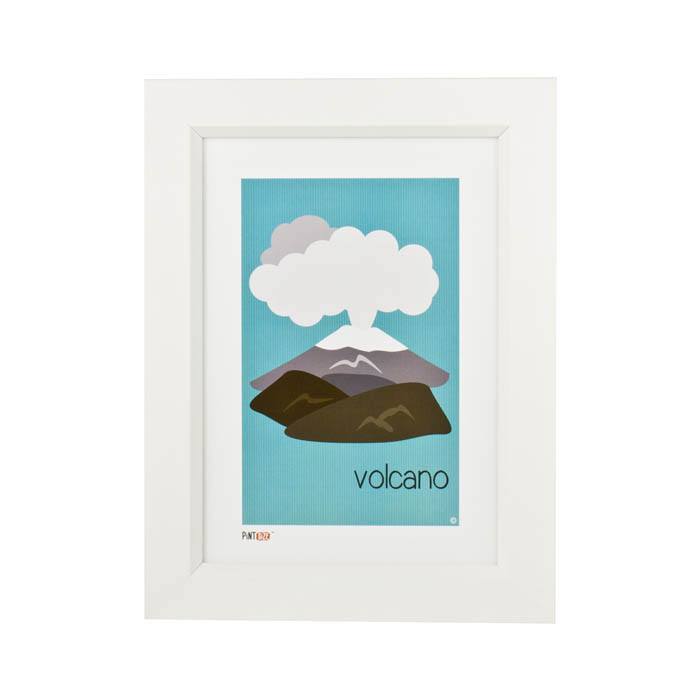 Pint Size Volcano NZ Print (A4) | Koop.co.nz