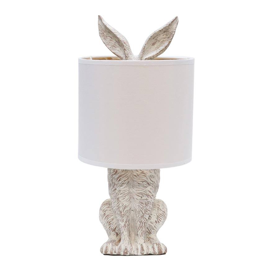 Le Forge Bunny Lamp - White (43cm) | Koop.co.nz