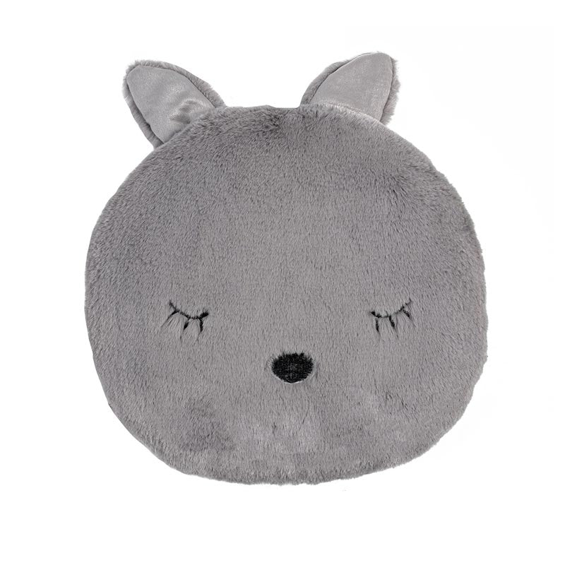 Linens & More Sleepy Mouse Cushion - Grey | Koop.co.nz